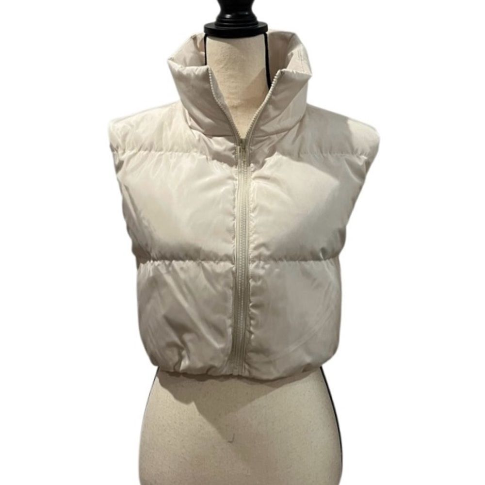 SHEIN Cropped Puffer Jacket